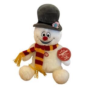 Hallmark Huggables Talking Frosty The Snowman Plush Hug Me  16” NWT